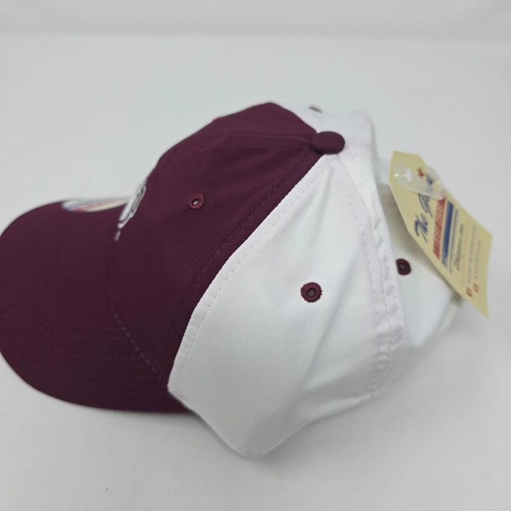 The Game Mississippi State Bulldogs Women OS Maroon White Baseball Cap Hat NWT